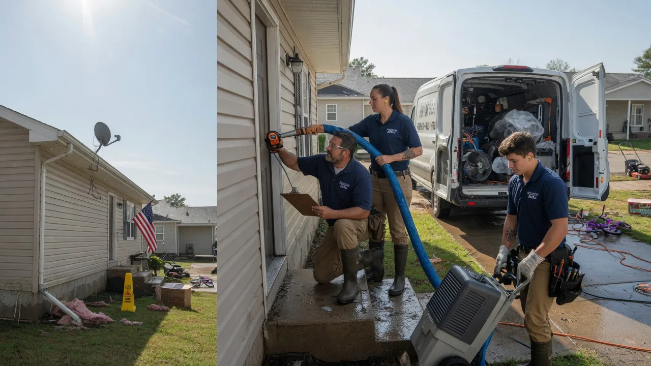 Ceiling Water Damage Restoration in Columbus, NC near me